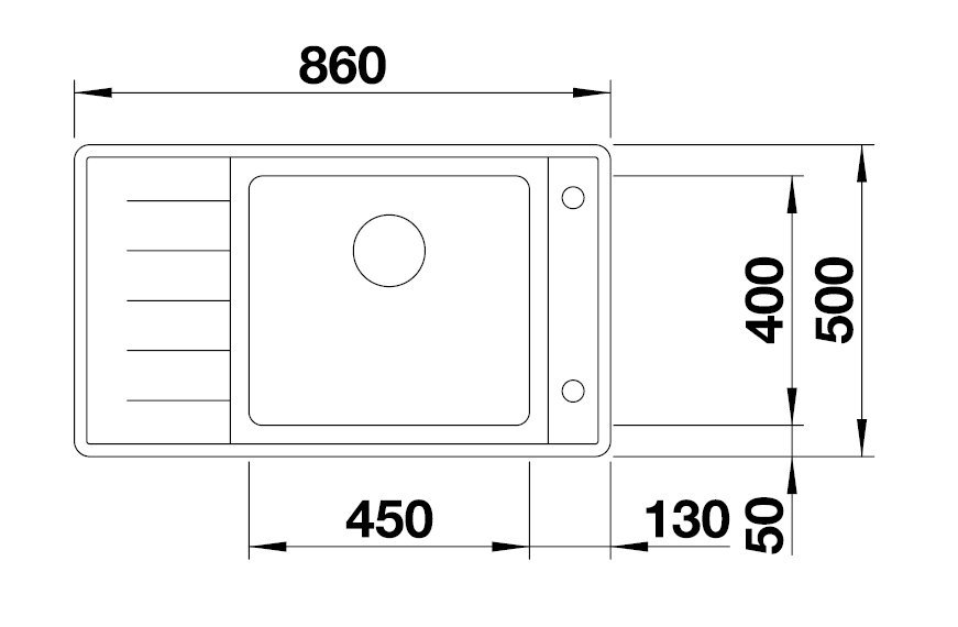 Blanco Andano XL 6 S-IF Compact nerez