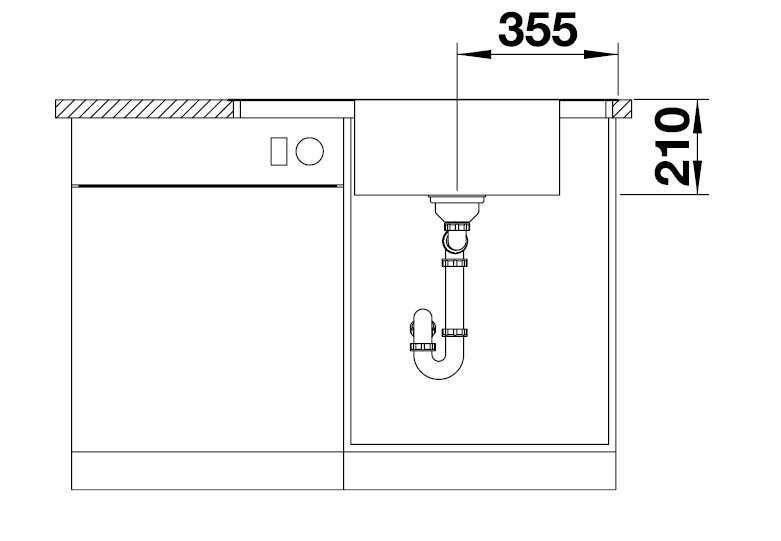 Blanco Andano XL 6 S-IF Compact nerez