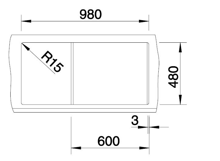Blanco Metra 6 S biela soft