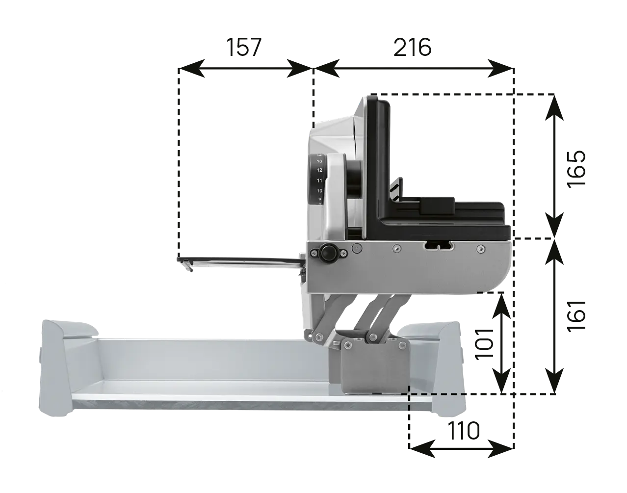 Vstavaný krájač potravín Ritter strieborná BFS62SR.H strieborná