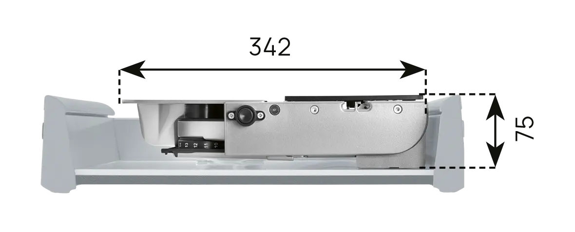 Vstavaný krájač potravín Ritter strieborná BFS62SR.H strieborná