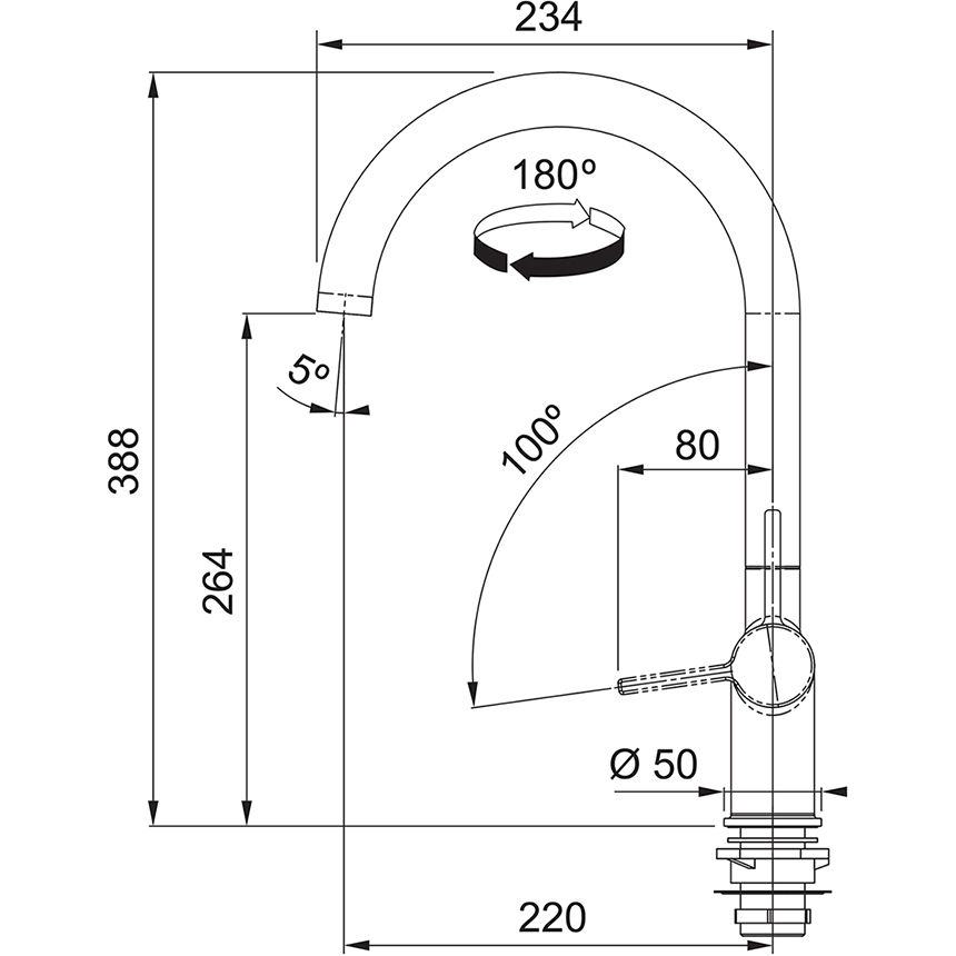 Franke FN 4089 ACTIVE NEW Bez sprchy chróm
