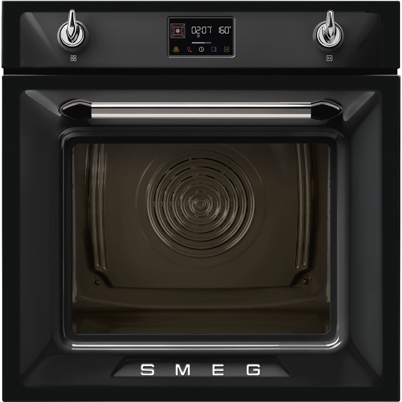 Vstavaná rúra Smeg Victoria Galileo Pyro steam SOP6902S2PN čierna