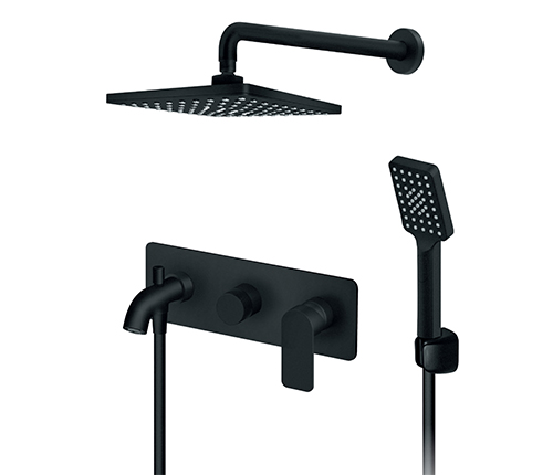 Sprchový set pod omietku Rosan S2 231705B čierna