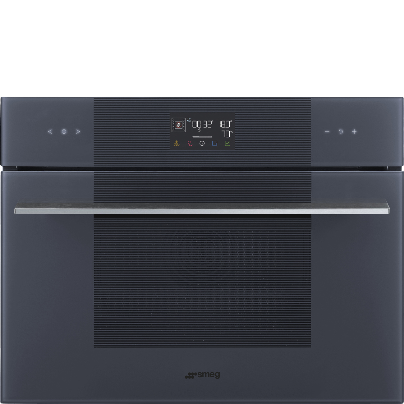Vstavaná rúra Smeg Linea Galileo Steam100 SO4102S3G neptun sivá
