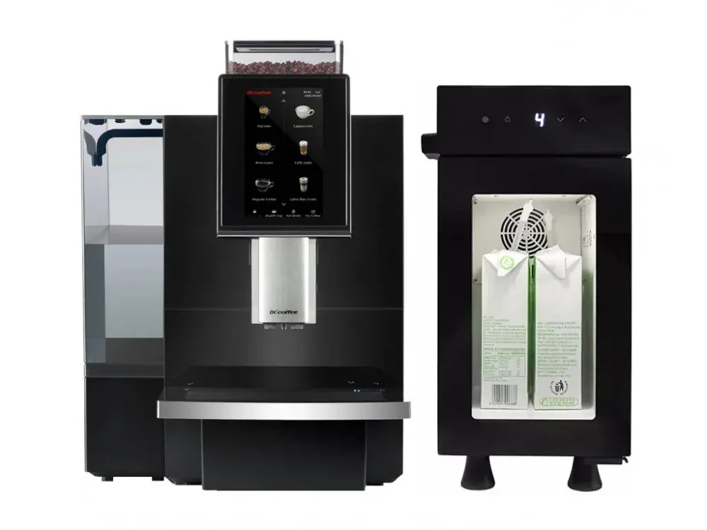Dr. Coffee F12 Big Plus s chladničkou čierna
