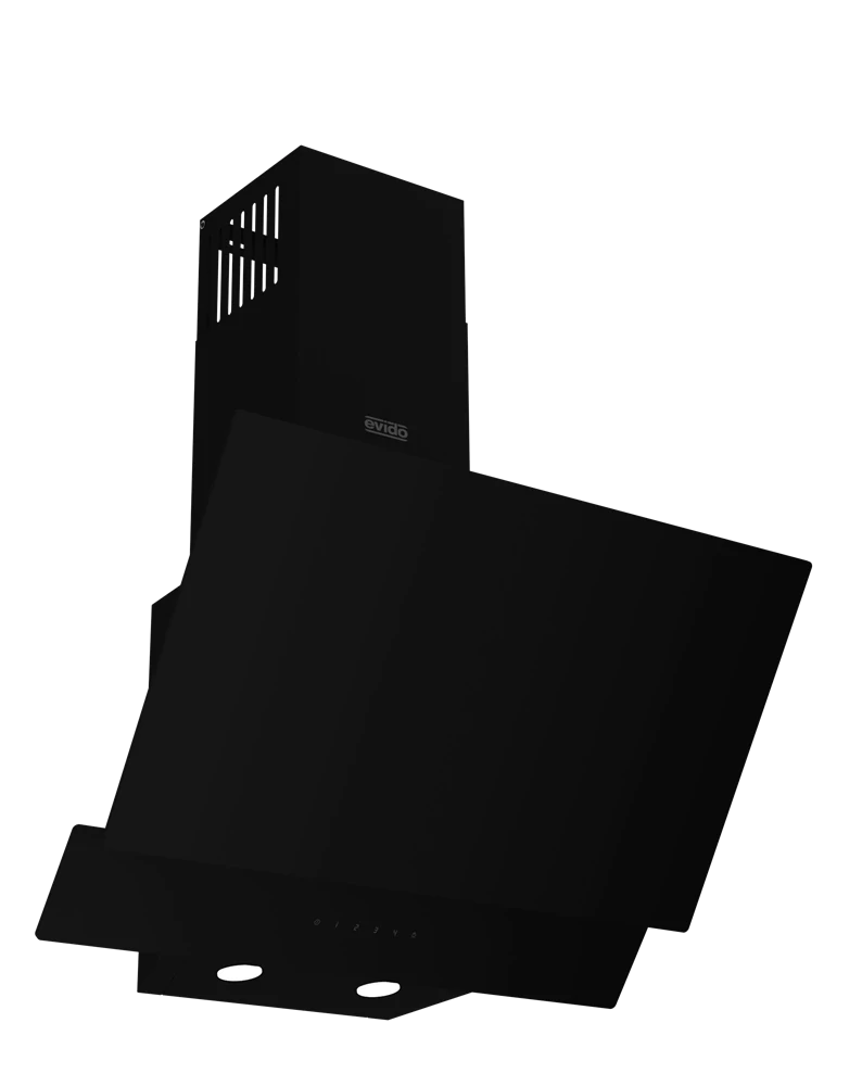 Komínový odsávač pár Evido Sky Pro 60B čierne sklo