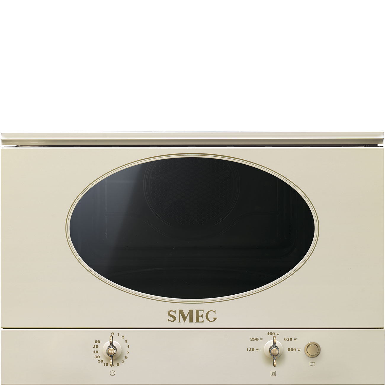 Vstavaná mikrovlnná rúra Smeg Colonial MP822NPO krémová