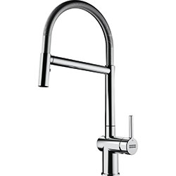 Franke FN 3407 ACTIVE SEMI PRO S koncovkou na hadici/pružine, S reguláciou Sprcha/Prúd Chróm