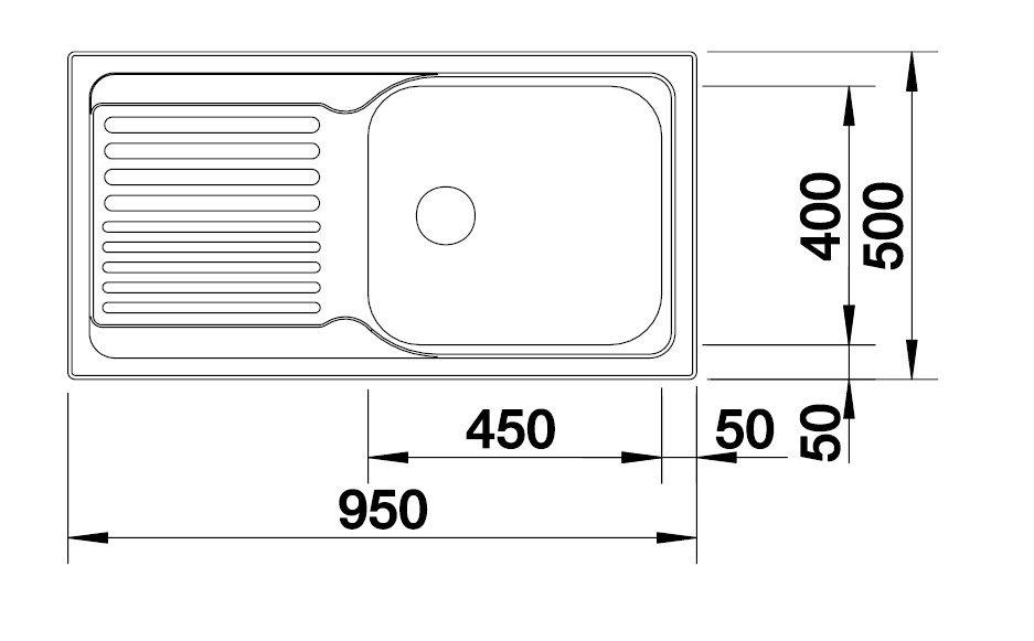 Blanco Tipo XL 6 S nerez