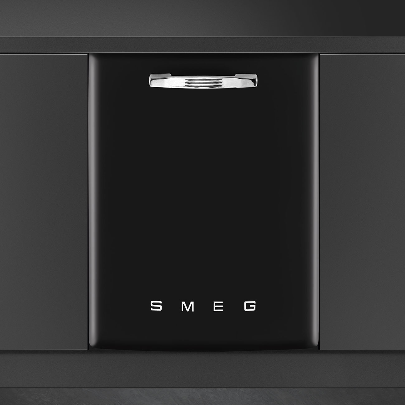 Umývačka riadu vstavaná Smeg Retro STFABBL3 čierna 