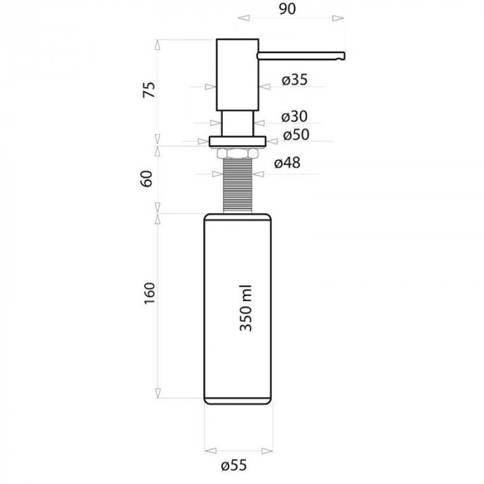 Aquasanita DR-001 chróm