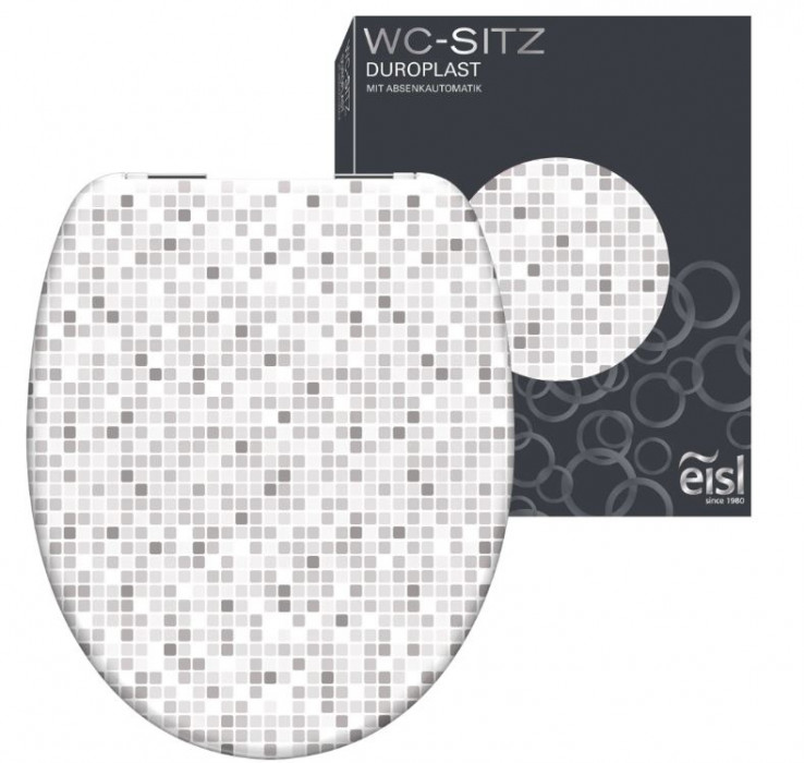 Schütte Mosaik Grau | Duroplast, Soft Close
