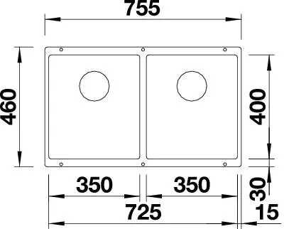 Blanco Subline 350/350-U biela