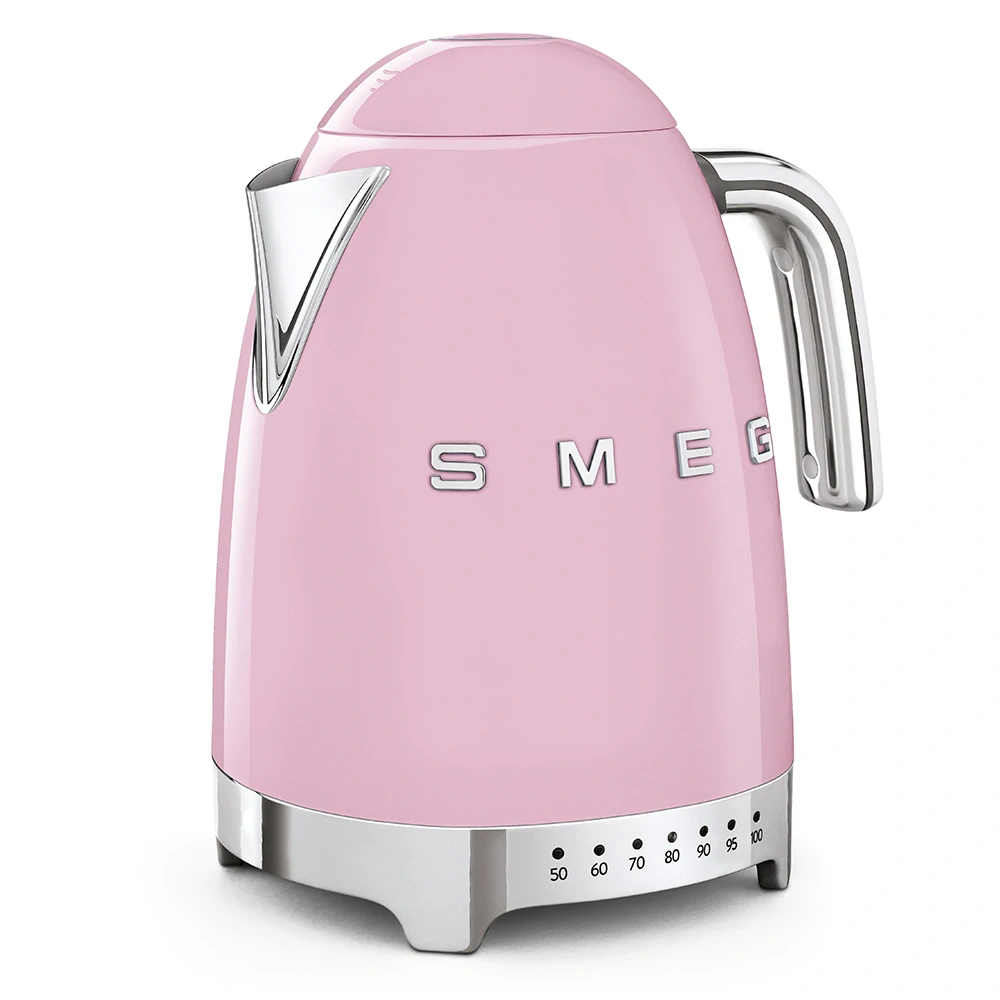 Rýchlovarná kanvica Smeg KLF04PKEU s variabilnou teplotou ružová