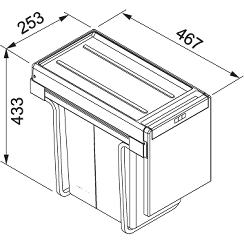 Franke Cube 30 2x15l