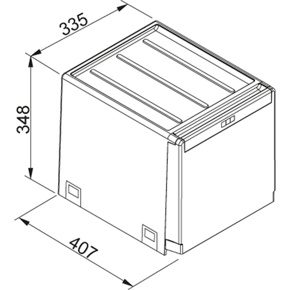Franke Cube 40 2x14l