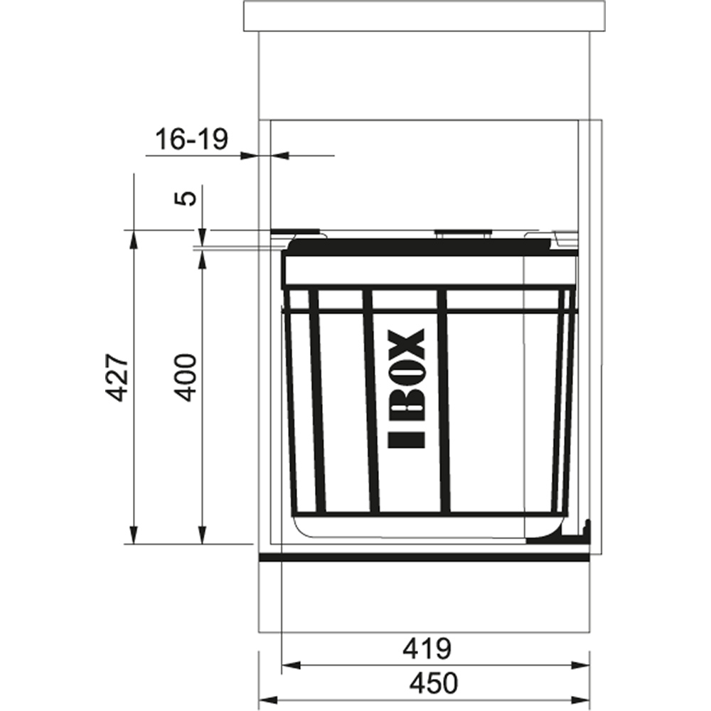 Franke Solo 45 40l