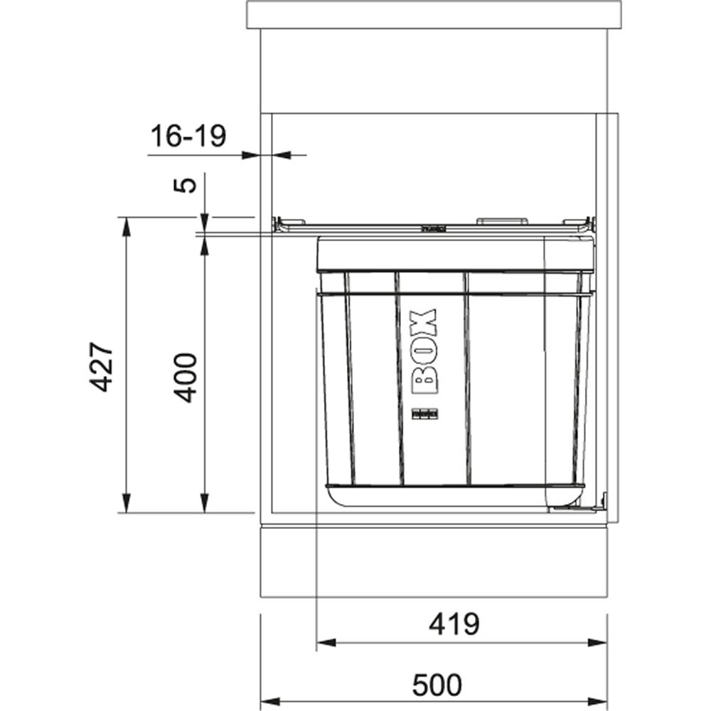 Franke Solo 60 40l