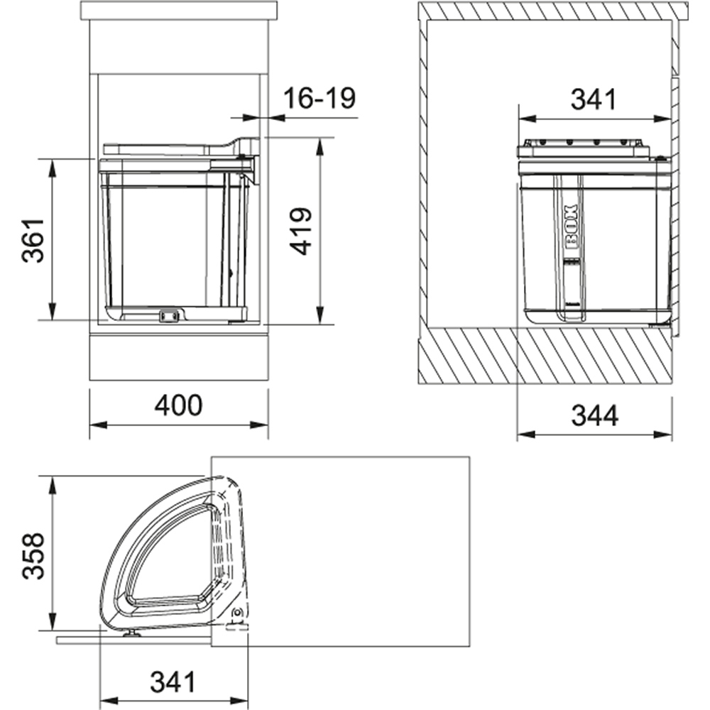 Franke Pivot 27l