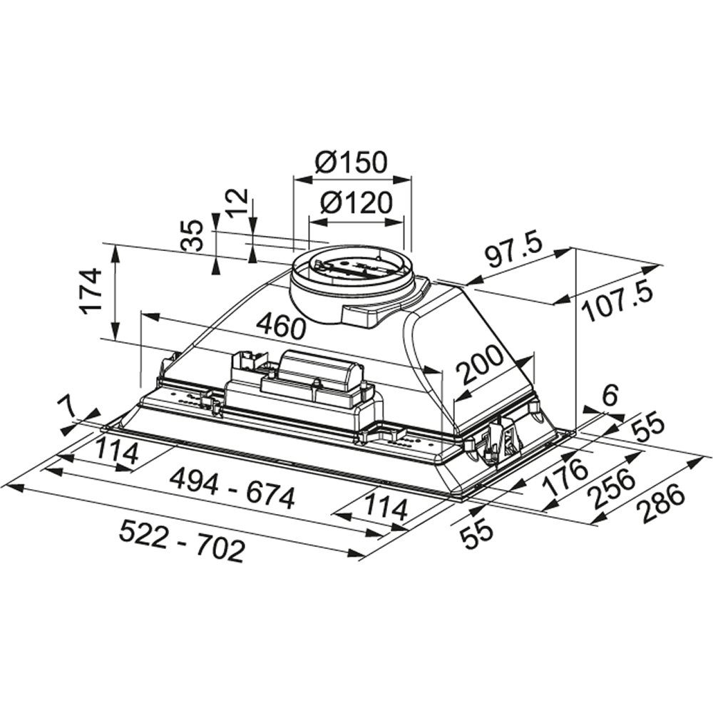 Franke Box FBI 525 XS HCS