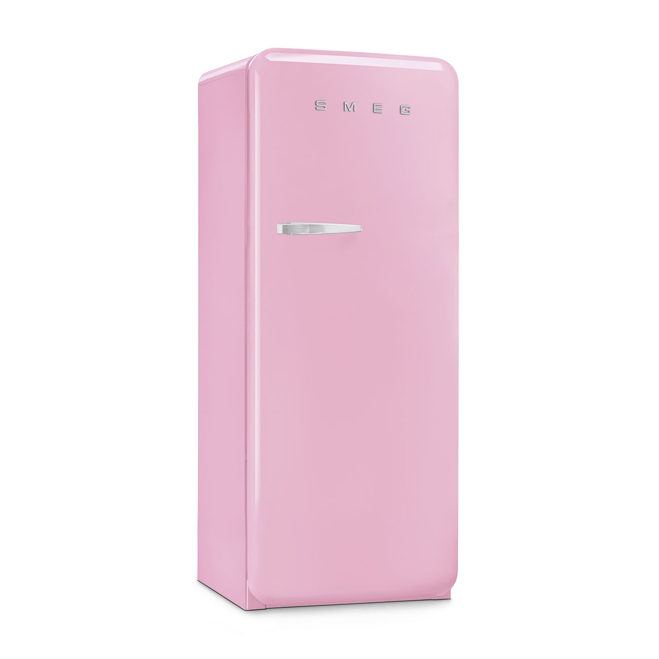 Chladnička s mraziacim boxom Smeg FAB28RPK5 ružová pravý pánt