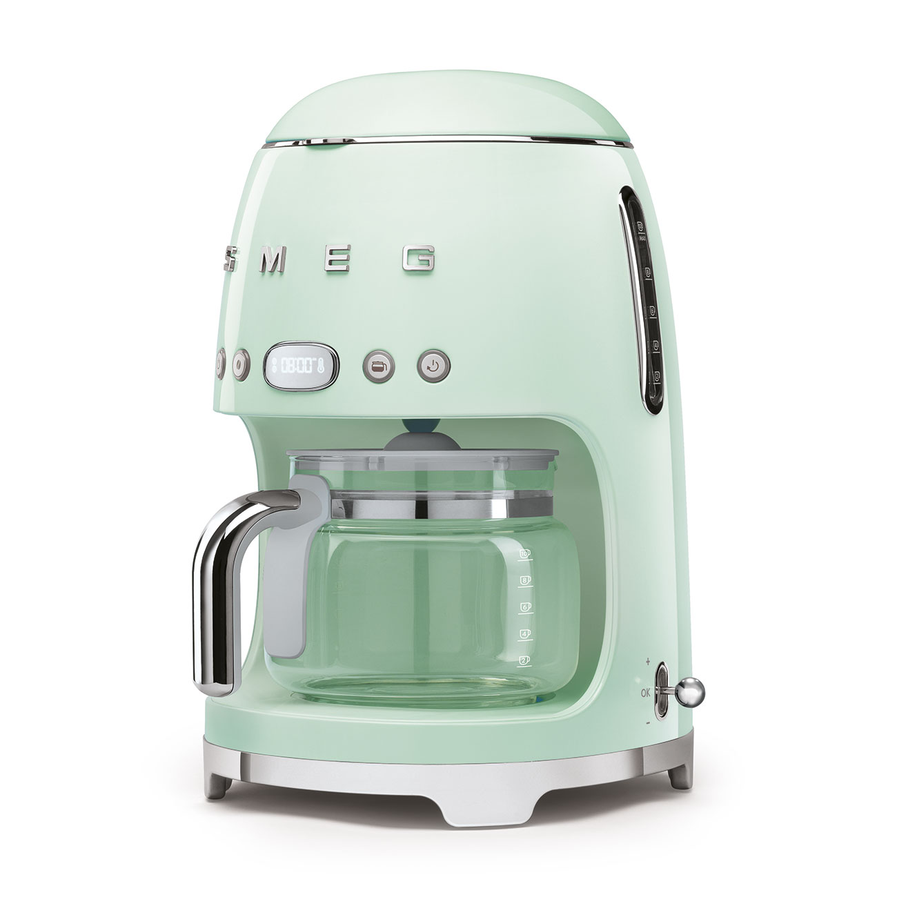 Kávovar na prekvapanú kávu Smeg DCF02PGEU pastel zelená