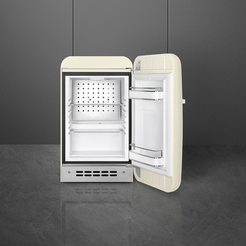 Minibar Smeg FAB5RCR5 krémová pravý pánt