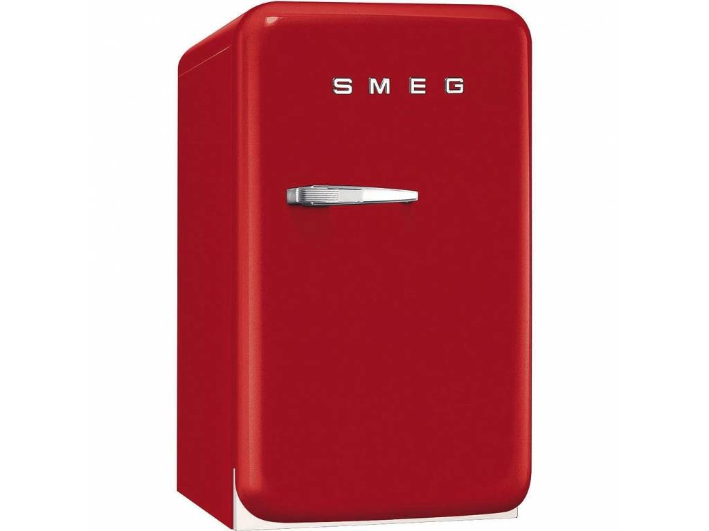 Minibar Smeg FAB5RRD5 červená pravý pánt