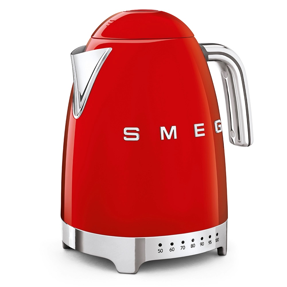 Rýchlovarná kanvica Smeg KLF04RDEU s variabilnou teplotou červená