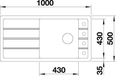 Blanco Faron XL 6 S čierna