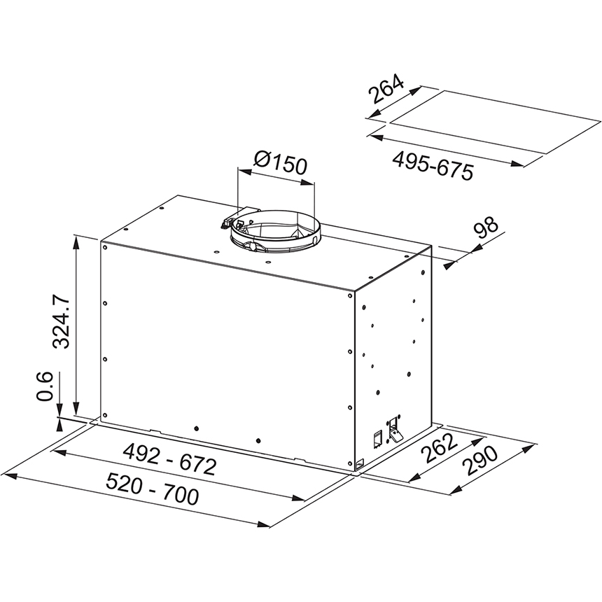 Franke Box Evo FBFE WH MATT A70 Matná biela