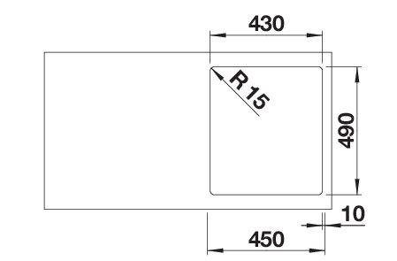 Blanco Solis 400-IF/A nerez