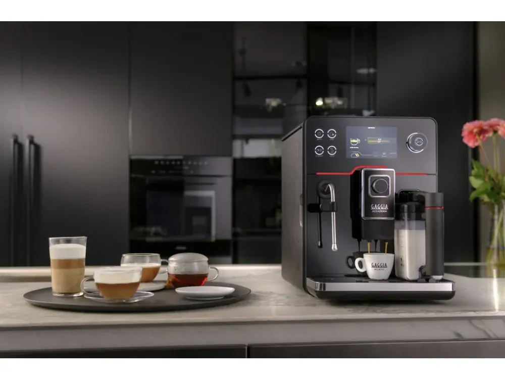 Gaggia New Accademia Black Glass