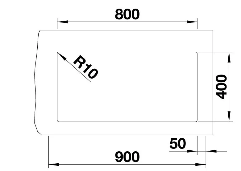 Blanco Subline 800-U antracit