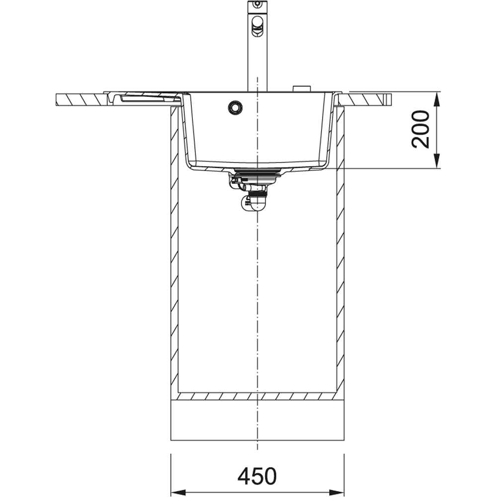 Franke Centro CNG 611-62 TL vanička vpravo Fragranit Biely ľad
