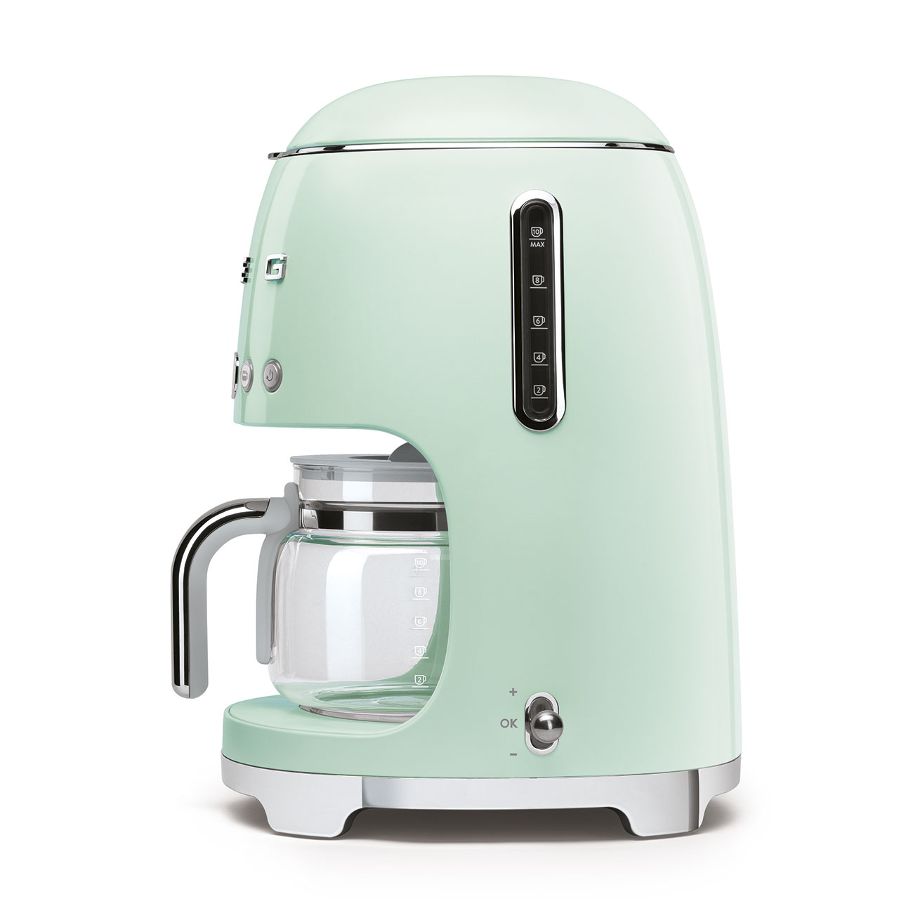 Kávovar na prekvapanú kávu Smeg DCF02PGEU pastel zelená