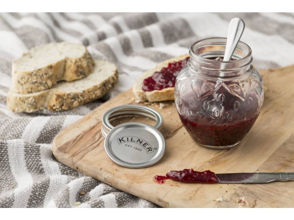 Kilner sklenená zaváracia nádoba s viečkomv tvare ovocia, 0,4 l