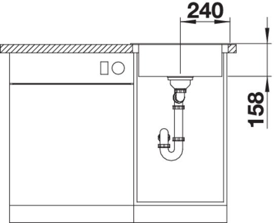 Blanco Dana 45 nerez