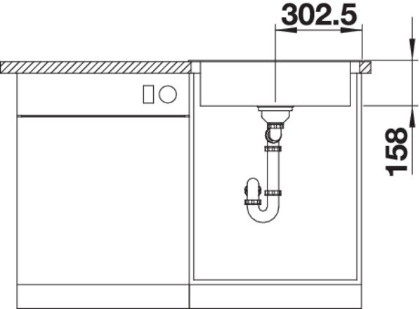 Blanco Dana 6 nerez