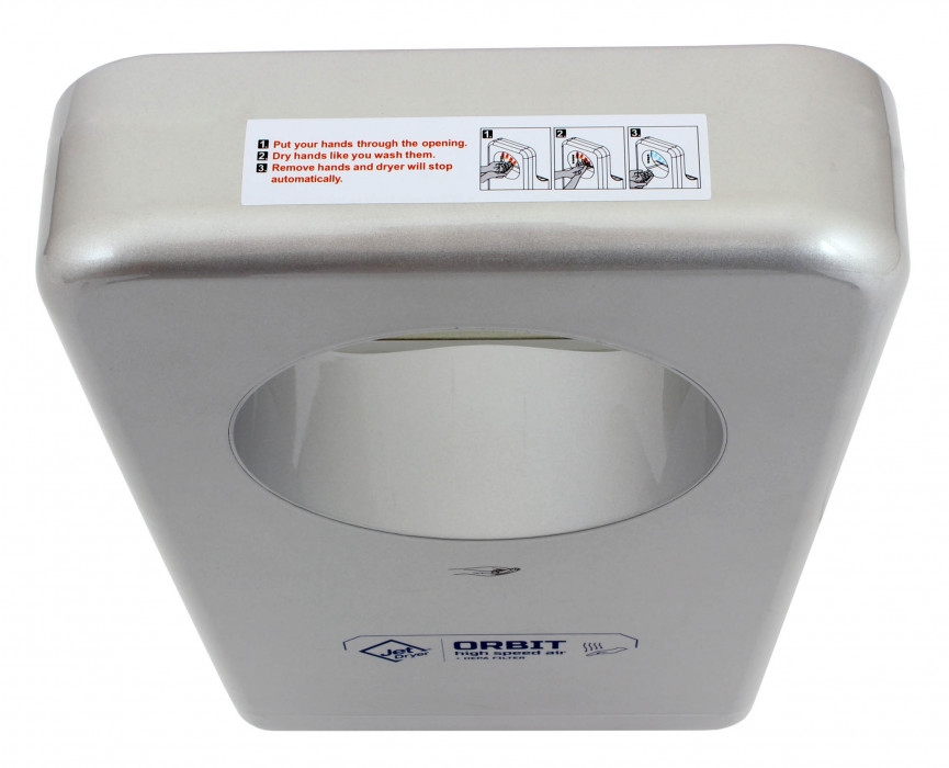 Jet Dryer Orbit strieborný ABS plast