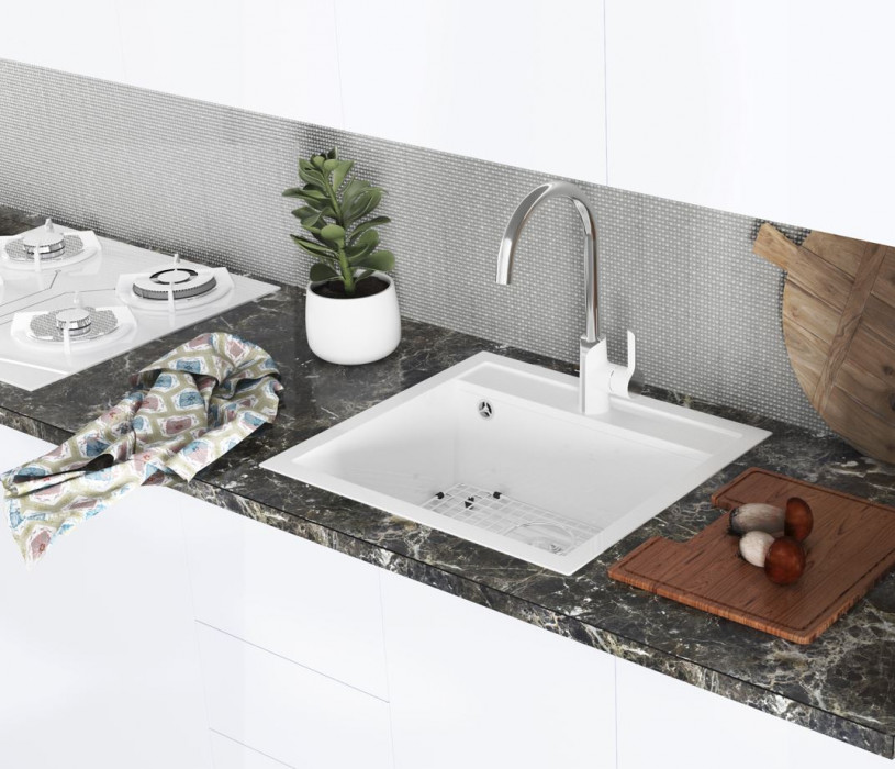 Aquasanita Turtl Quadro 565E biela