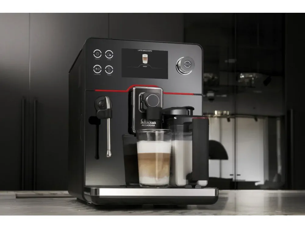 Gaggia New Accademia Black Glass