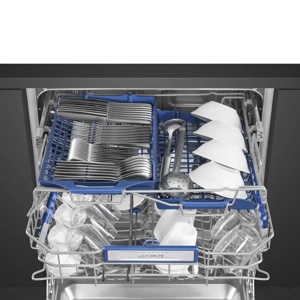 Vstavaná umývačka riadu Smeg Universal STL324BQL strieborná
