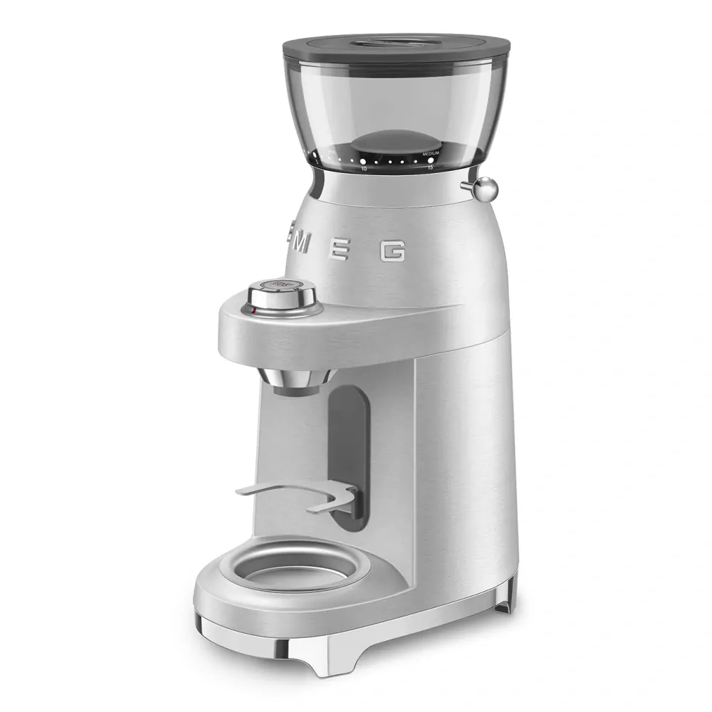 Mlynček na kávu Smeg Mini Pro CGF02SSEU chróm