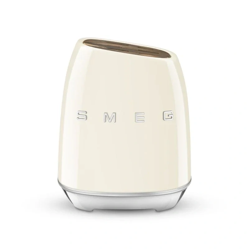 Smeg sada 6 nožov v bloku KBSF02CR krémová