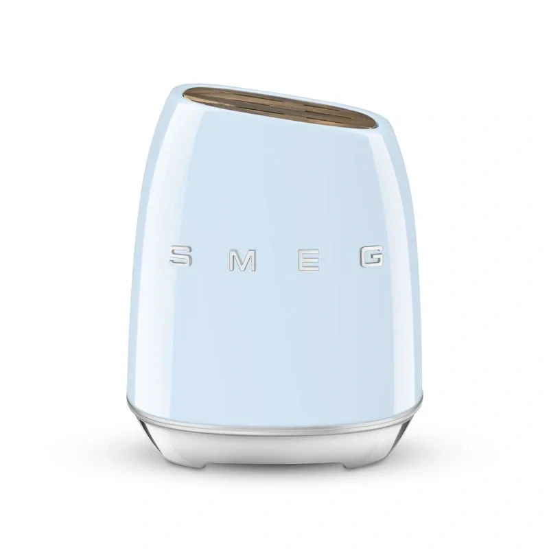 Smeg sada 6 nožov v bloku KBSF02PB pastel modrá