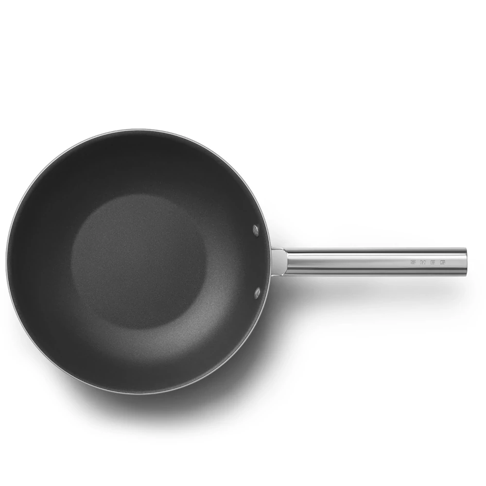 Nepřilnavý wok Smeg CKFW3001RDM červená