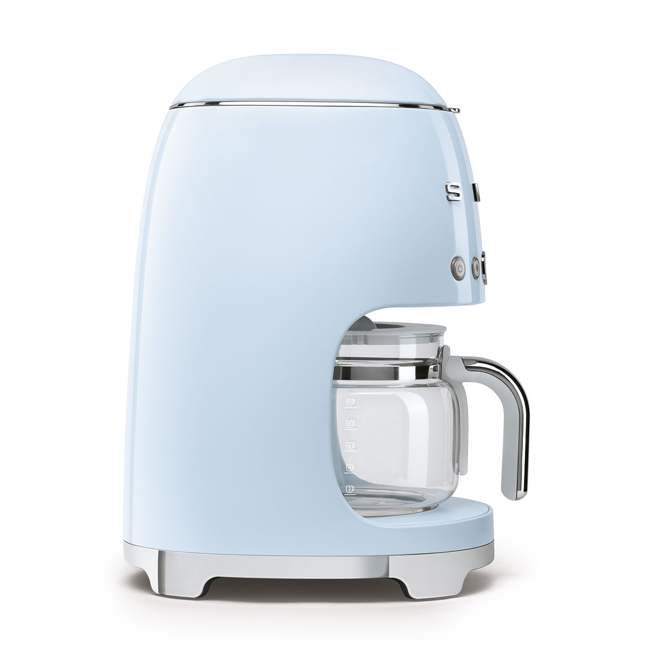Kávovar na prekvapanú kávu Smeg DCF02PBEU pastel modrá