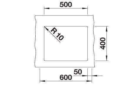 Blanco Rotan 500-U antracit